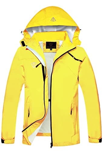 GIISAM Women's Lightweight Waterproof Rain Jacket with Hood