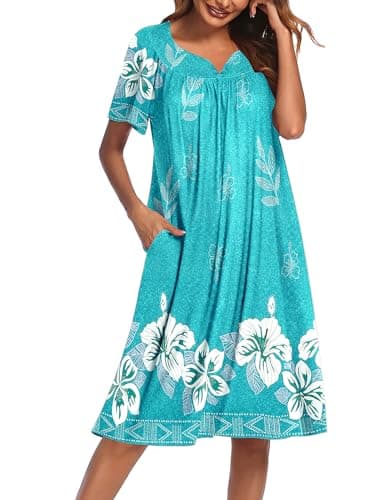Ekouaer Women's House Dress with Pockets