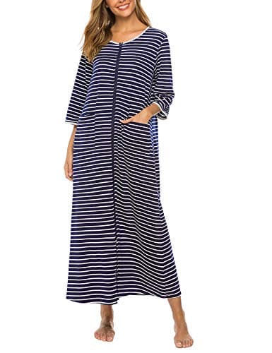 Bloggerlove Zipper Front Robes for Women