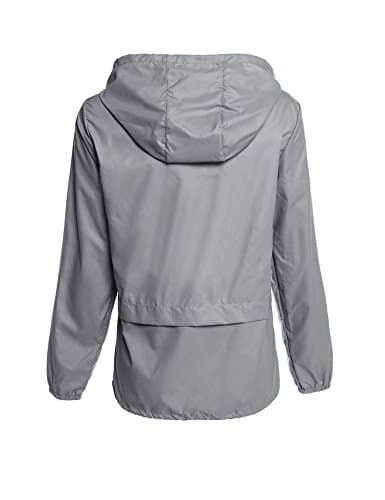 Avoogue Women's Lightweight Waterproof Hooded Raincoat