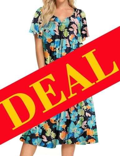 Stylish House Dresses for Women with Pockets - Sizes S-XXL