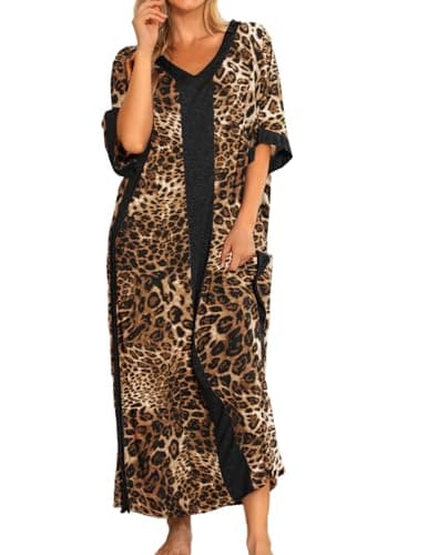 Bloggerlove Women Nightgowns Cotton Sleepwear