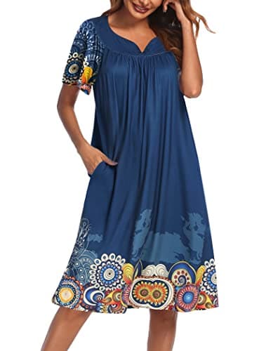 Ekouaer Women's Dress with Pockets