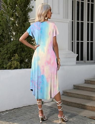 Ekouaer Soft Flare Sleeve Sleepshirt M-3XL