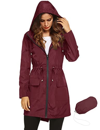 Women's Lightweight Waterproof Rain Jacket