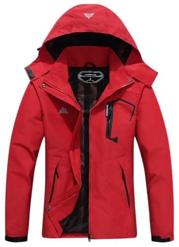 MOERDENG Women's Lightweight Waterproof Hooded Raincoat for Outdoor & Cycling