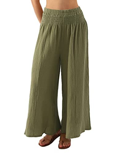 Amazhiyu Women's Wide Leg Palazzo Pants