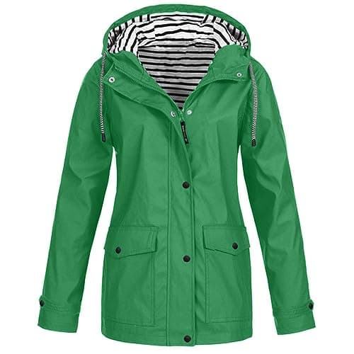 Women's Waterproof Rain Jacket with Hood