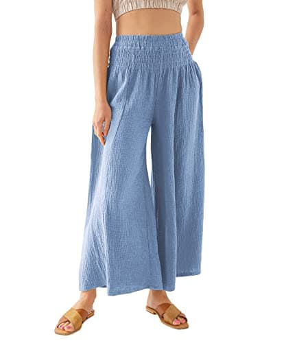 Amazhiyu Women's Wide Leg Palazzo Pants