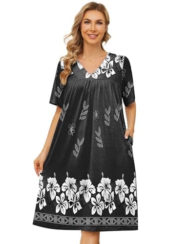 Women's Bloggerlove House Dresses with Pockets