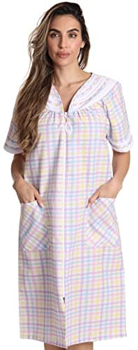 Dreamcrest Short Sleeve Duster Housecoat for Women