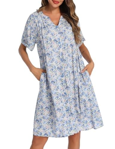 YOZLY Women's Cotton Duster Robe