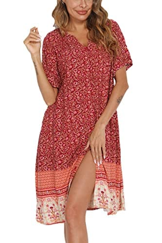 YOZLY Women's Cotton Duster Robe