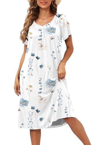 Disamer Women's Floral Sundresses with Pockets
