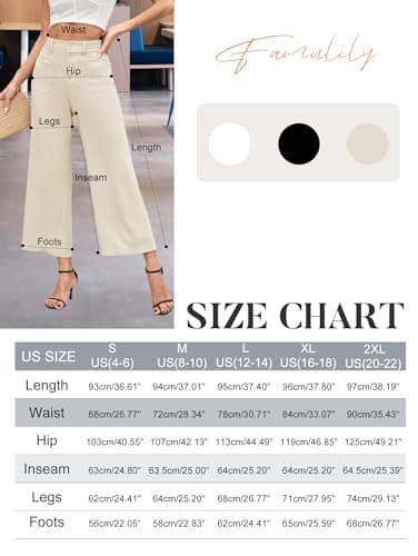 Famulily Women's Linen Button Down Wide Leg Cropped Pants with Pockets