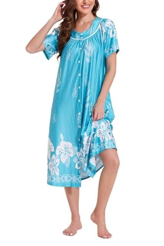 Yozly Short Sleeve House Dress for Women
