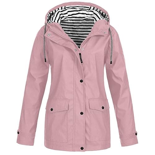 Women's Waterproof Rain Jacket with Hood