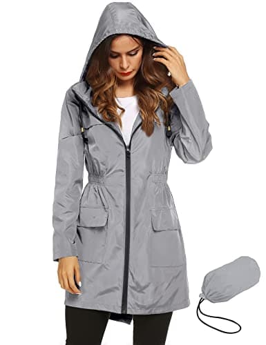 Women's Lightweight Waterproof Rain Jacket