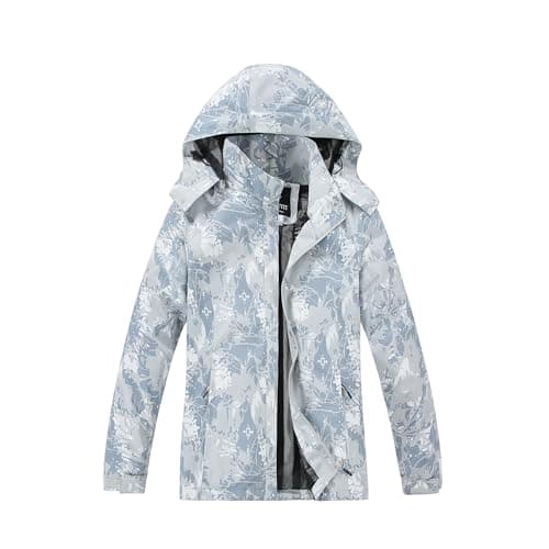 CorBuyit Women's Lightweight Waterproof Travel Rain Jacket with Hood