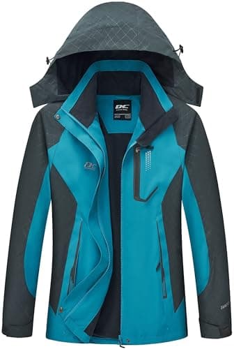 Diamond Candy Women's Lightweight Waterproof Rain Jacket with Hood