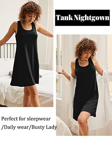 Avidlove Women's Sleeveless Chemise Nightgown
