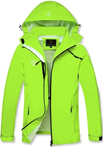 GIISAM Women's Lightweight Waterproof Rain Jacket with Hood