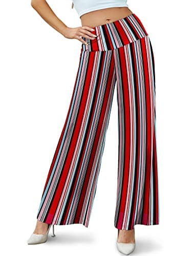 Arolina Women's High Waist Stretchy Wide Leg Palazzo Pants