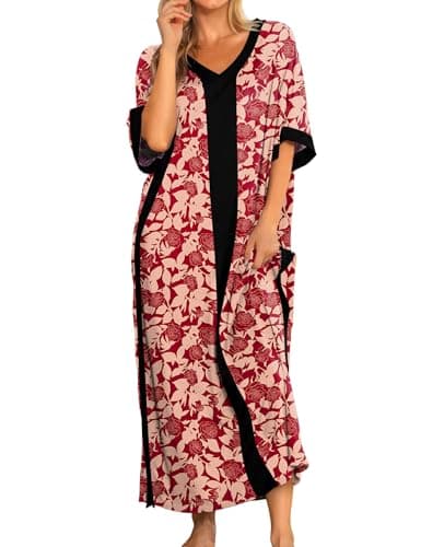 Women Nightgowns Cotton Caftan Sleepwear for Comfortable Night Wear
| Bloggerlove Women Cotton Caftan Nightgowns Ideal for Sleep and Relaxation
| Short Sleeve Women Nightgowns Caftan House Dress Perfect for At-Home Convenience