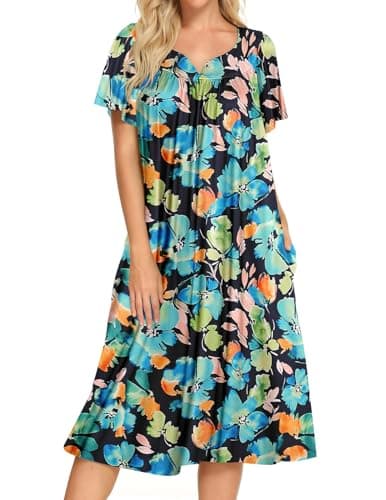 Women's Bloggerlove House Dresses with Pockets