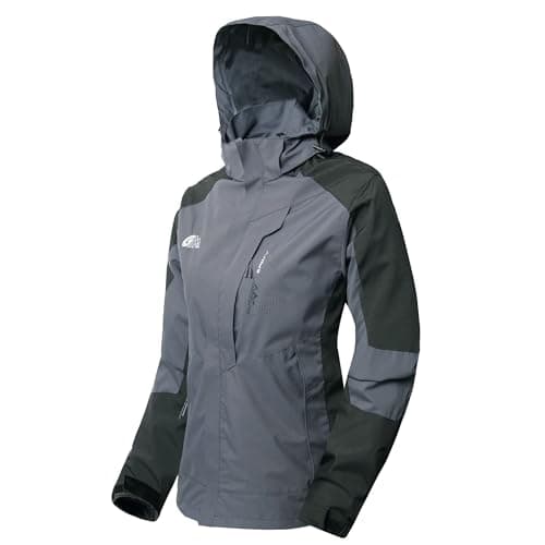 Ginsiom Women's Lightweight Waterproof Rain Jacket with Hood