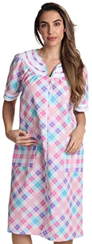 Dreamcrest Short Sleeve Duster Housecoat for Women