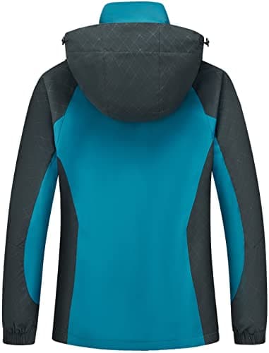 Diamond Candy Women's Lightweight Waterproof Rain Jacket with Hood