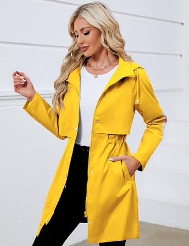 Waterproof Hooded Rain Jacket for Women | Bloggerlove