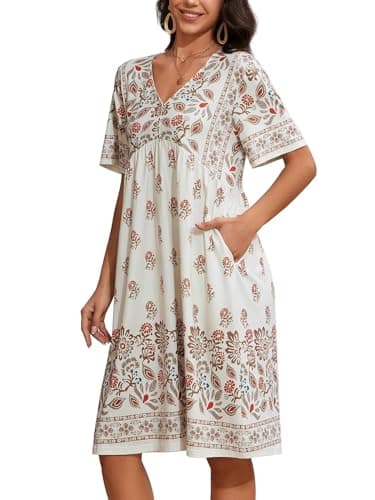 Floral Print Mumu Dress for Women S-3XL