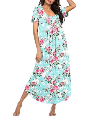 Ekouaer Long Nightgowns for Women Sleepwear