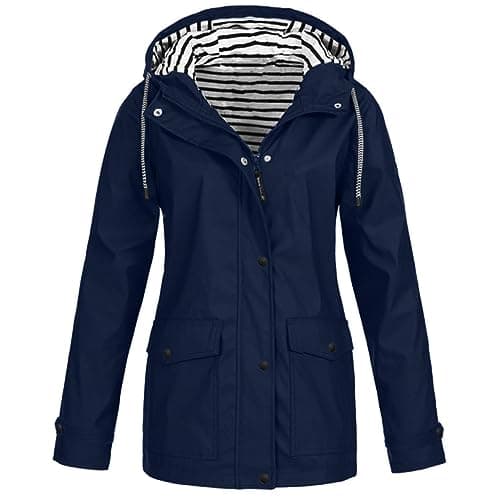 Women's Waterproof Rain Jacket with Hood
