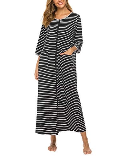 Bloggerlove Zipper Front Robes for Women