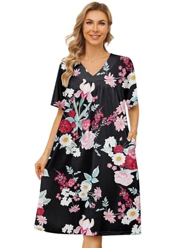 Women's Bloggerlove House Dresses with Pockets