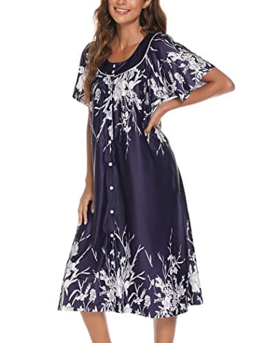 Yozly Short Sleeve House Dress for Women