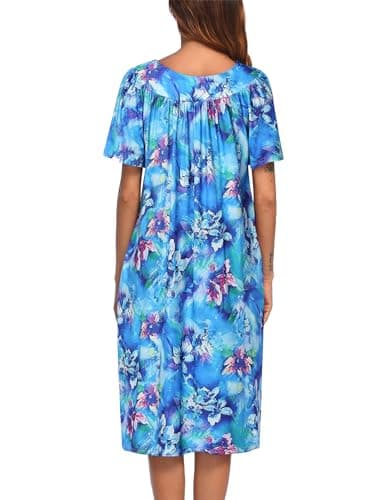 Ekouaer Women's House Dress with Pockets