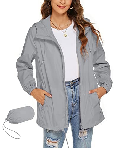 Avoogue Women's Waterproof Rain Jacket