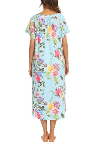 Yozly Soft V-Neck Sleepwear with Pockets for Women