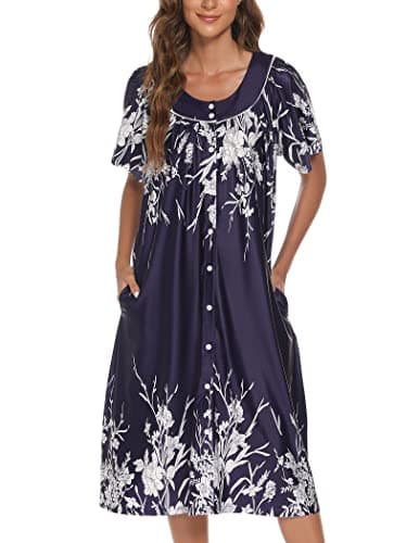Yozly Short Sleeve House Dress for Women