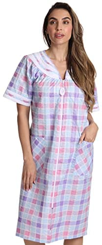Dreamcrest Short Sleeve Duster Housecoat for Women