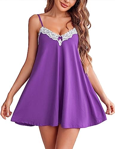 Elegant Lace Nightgown | Sexy Spaghetti Strap Cami Sleepwear