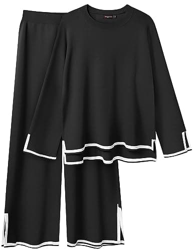 Bloggerlove Women's Knit 2 Piece Lounge Set