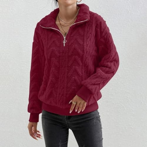 Women's Hooded Plush Lined Casual Coat