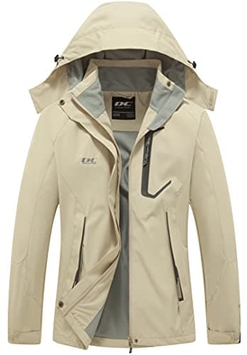 Diamond Candy Women's Lightweight Waterproof Rain Jacket with Hood