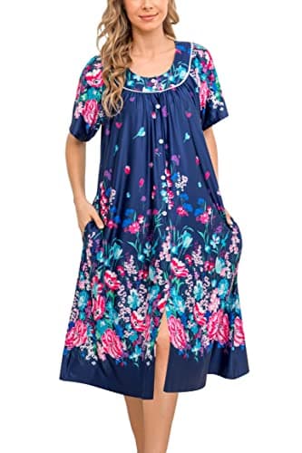 Yozly Short Sleeve House Dress for Women