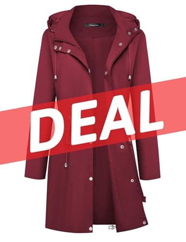 Women's Lightweight Waterproof Rain Jacket with Hood